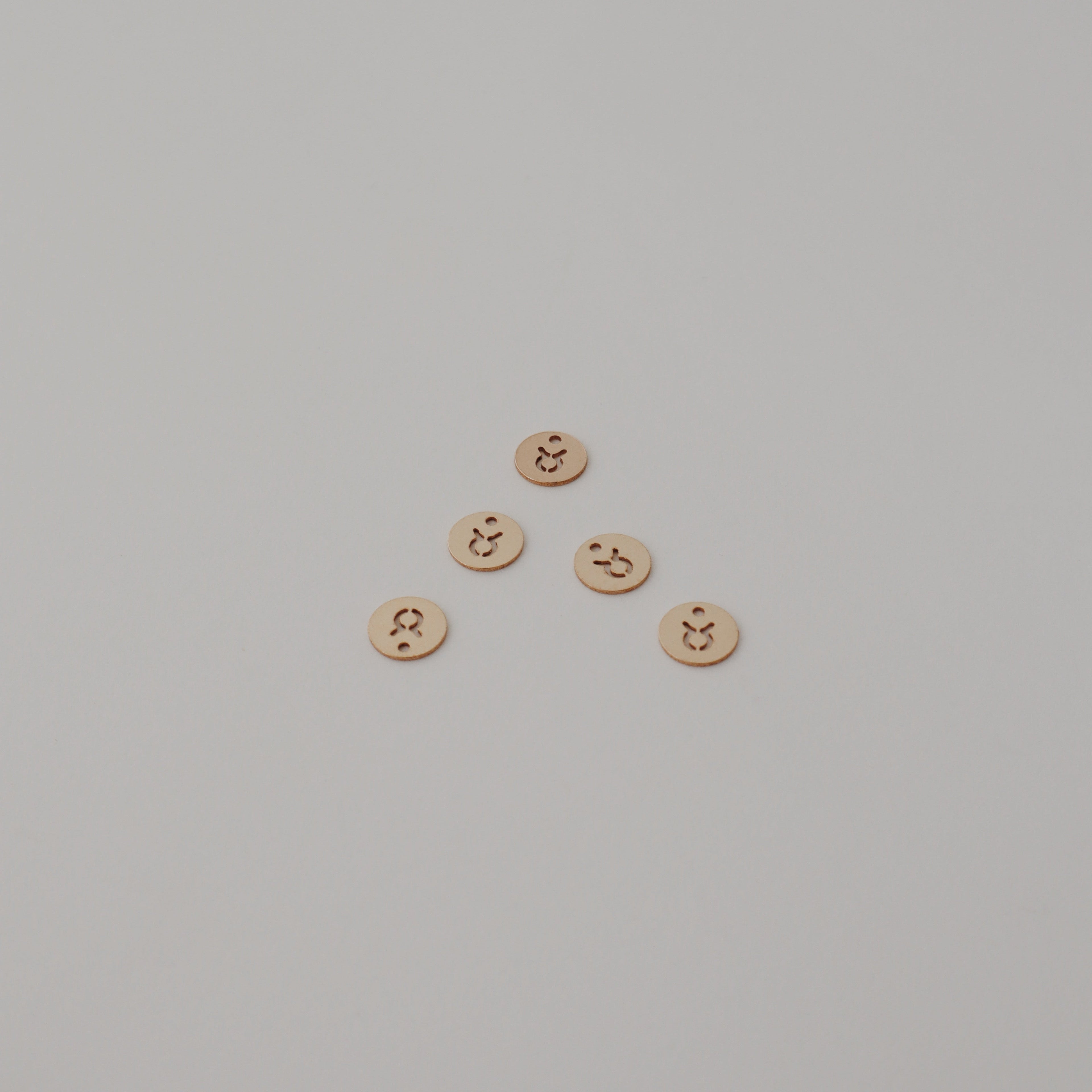 Taurus Charm Peace Pieces Jewelry