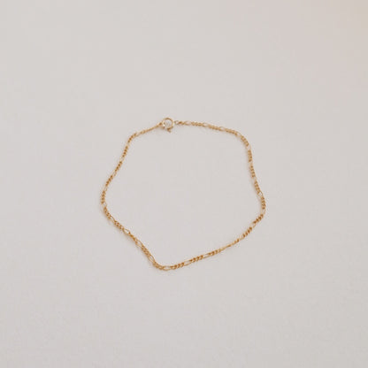 Figaro Bracelet - PeacePiecesJewelry