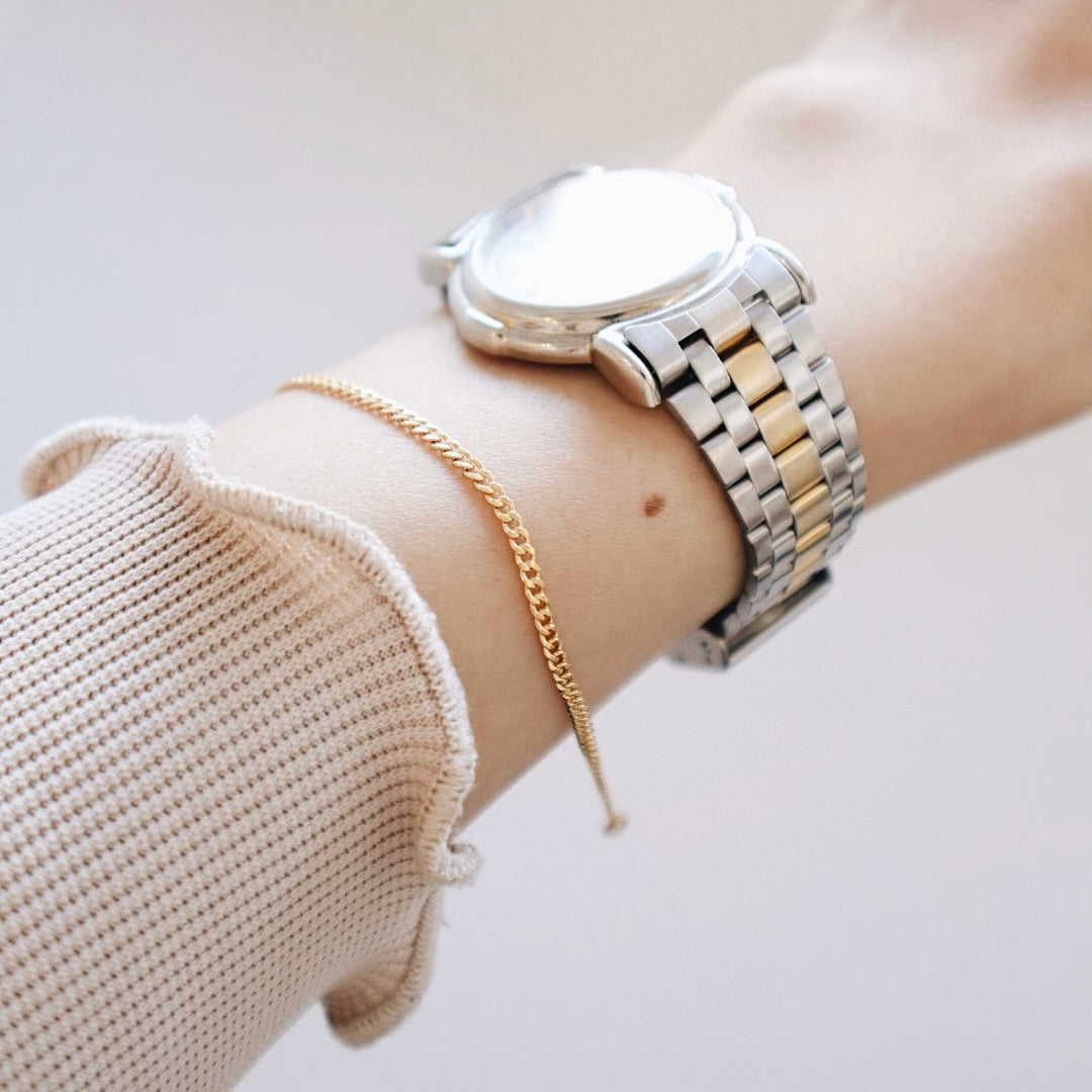 Curb Bracelet - PeacePiecesJewelry