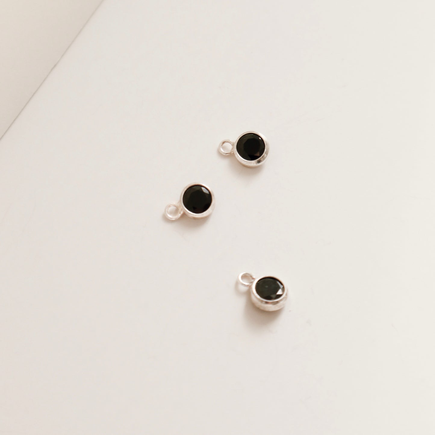 Onyx Framed Charm - PeacePiecesJewelry