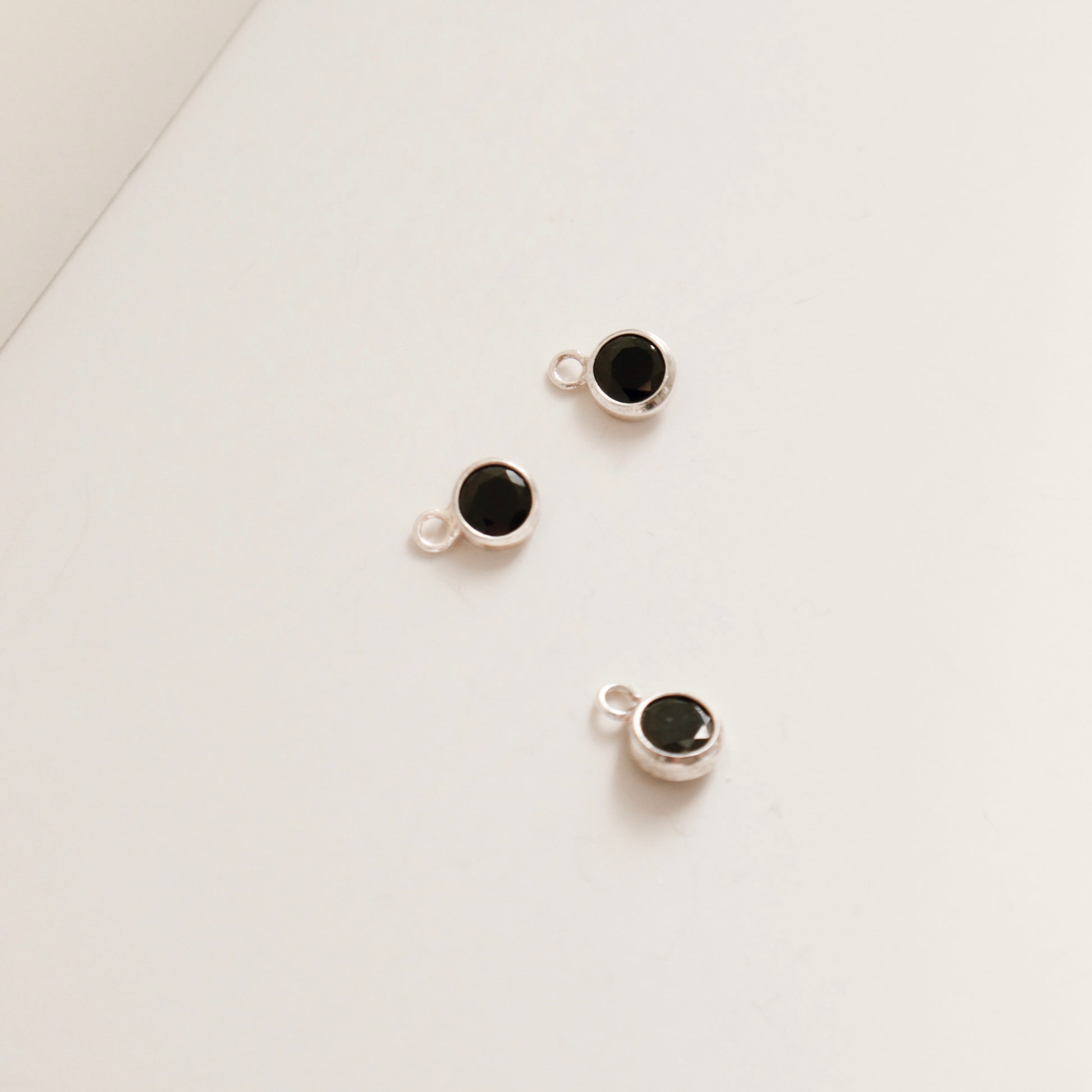 Onyx Framed Charm - PeacePiecesJewelry