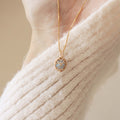 Baby Blue Sealed Necklace PeacePiecesJewelry