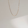Gold Cable Chain Necklace - PeacePiecesJewelry
