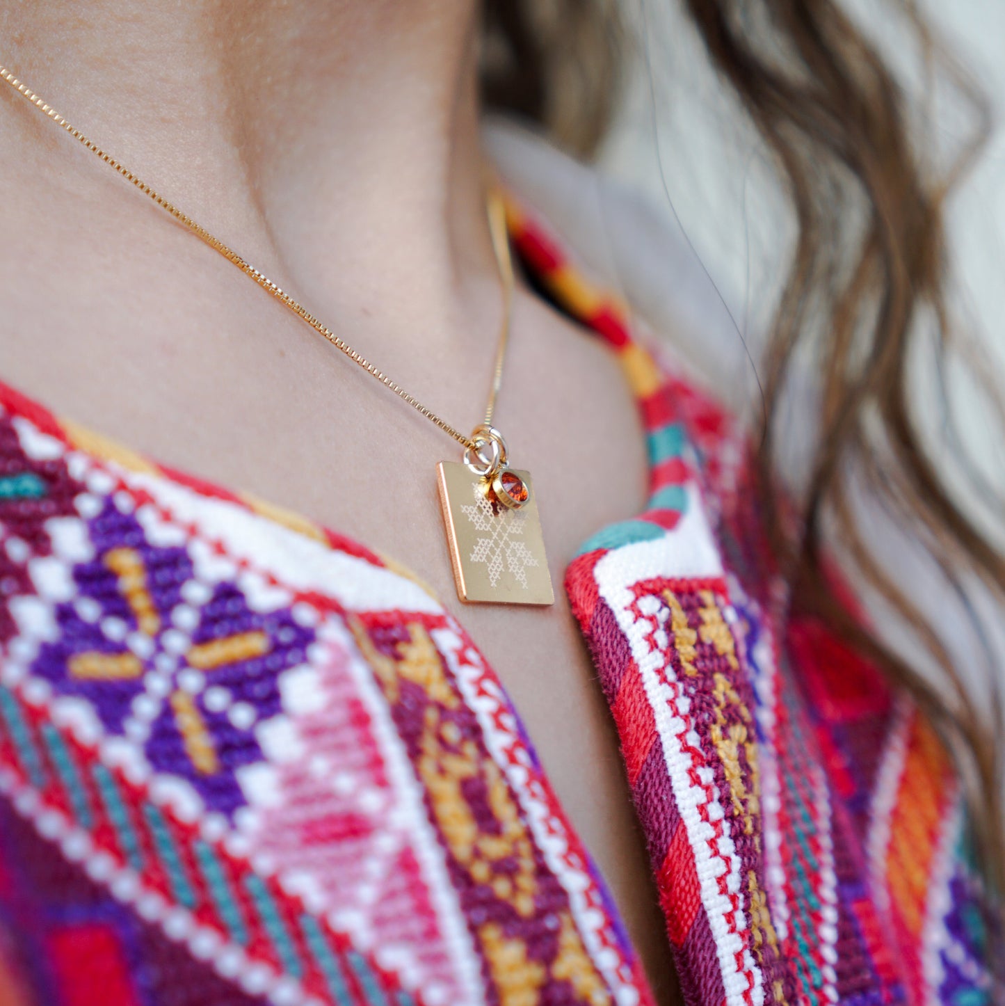 Bethlehem Necklace with Stone PeacePiecesJewelry