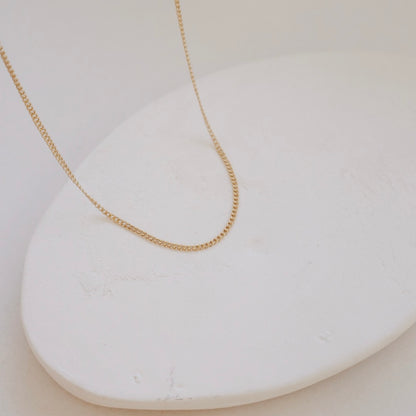 Curb Necklace - PeacePiecesJewelry