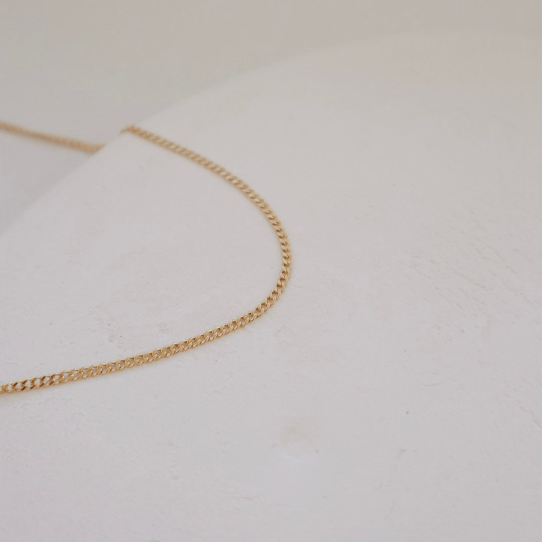 Curb Necklace - PeacePiecesJewelry