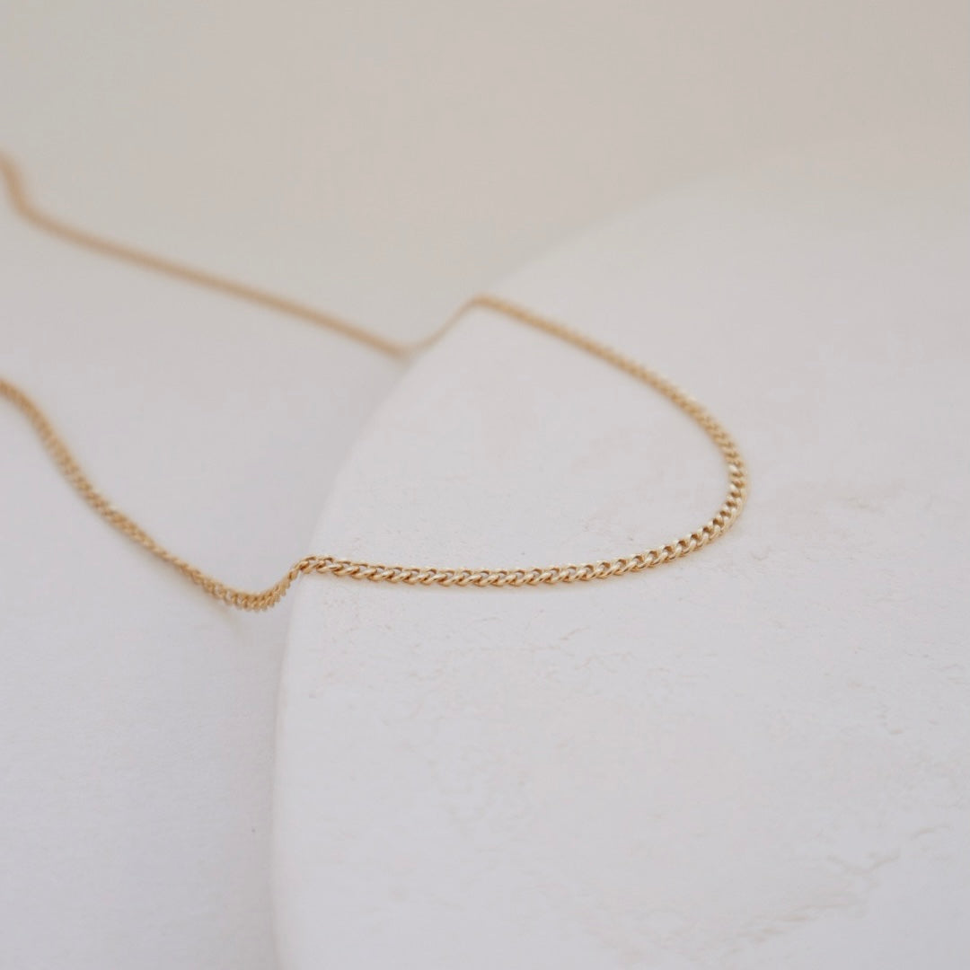Curb Necklace - PeacePiecesJewelry