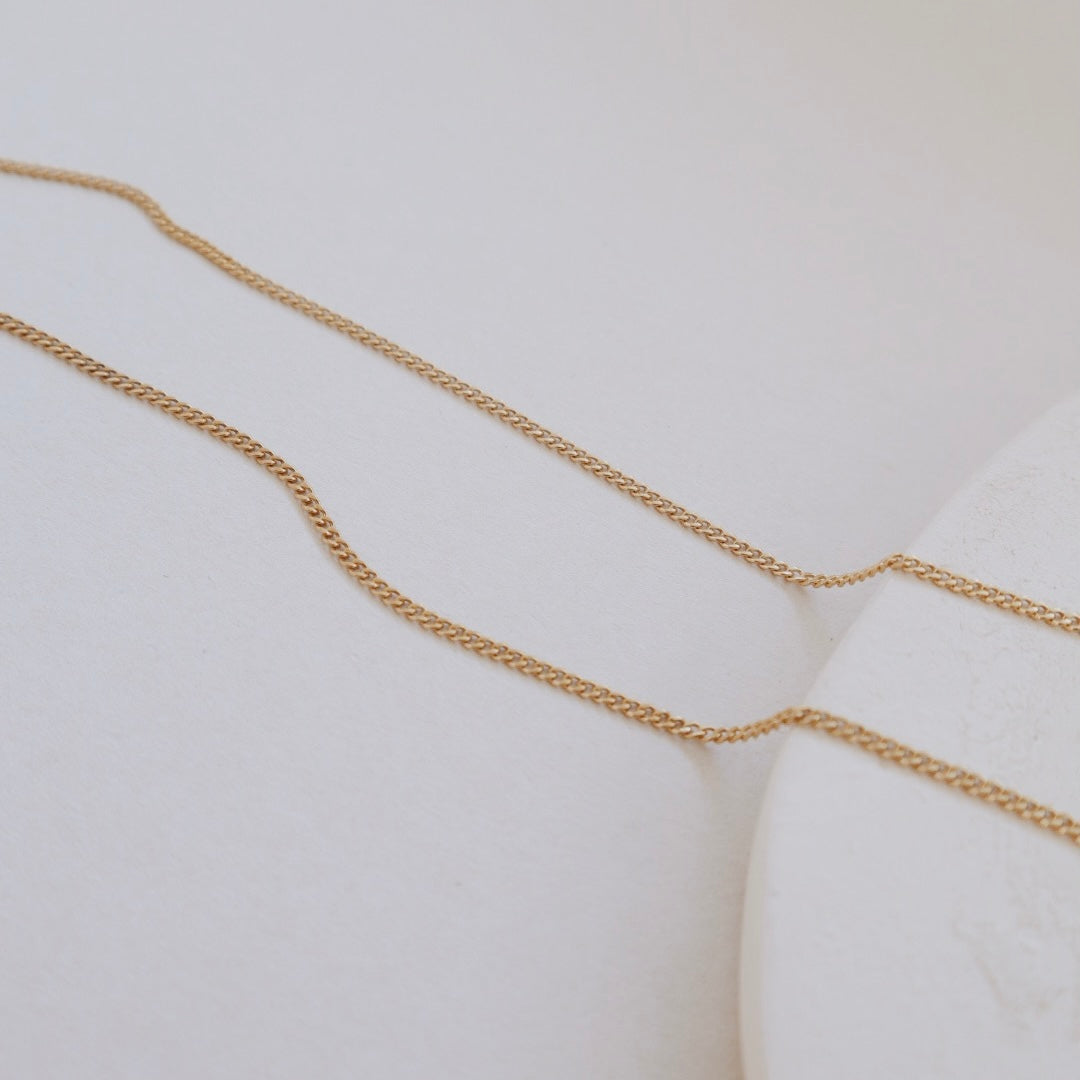 Curb Necklace - PeacePiecesJewelry