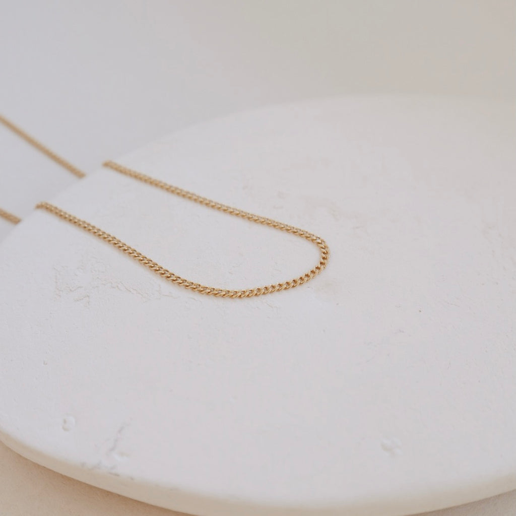Curb Necklace - PeacePiecesJewelry