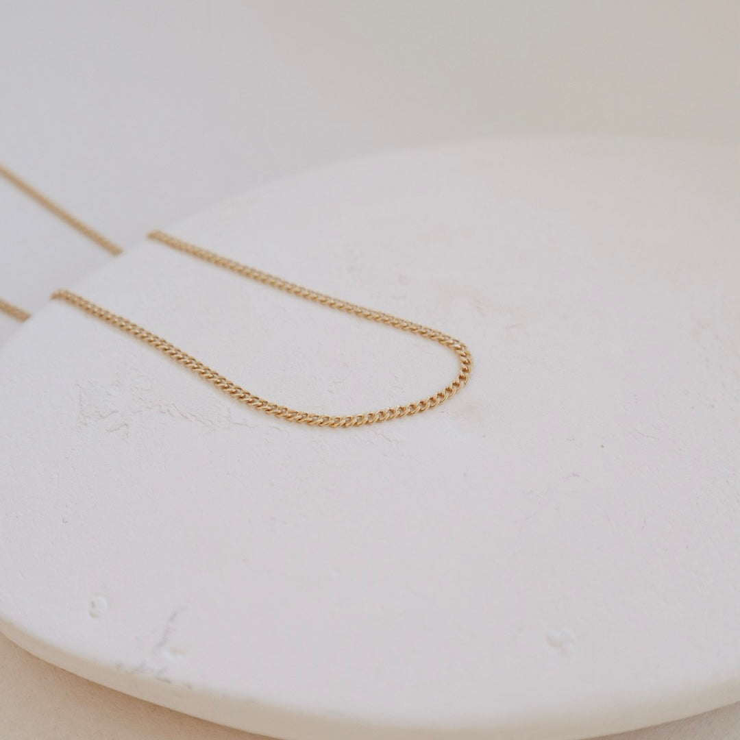 Curb Necklace - PeacePiecesJewelry