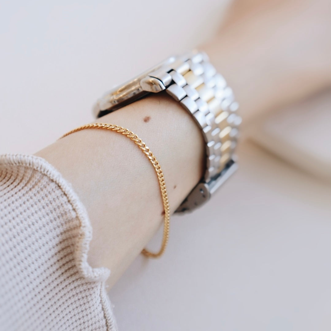 Curb Bracelet - PeacePiecesJewelry