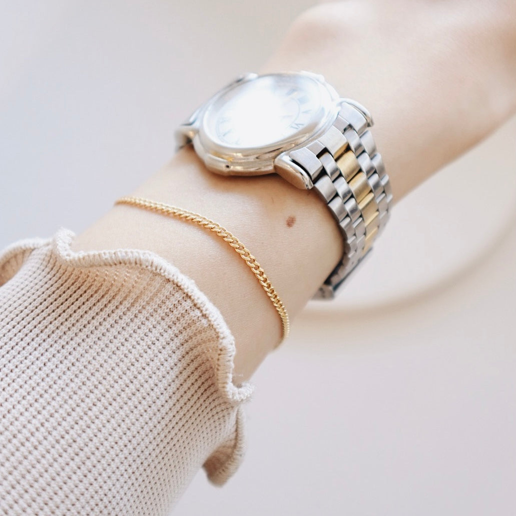 Curb Bracelet - PeacePiecesJewelry
