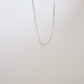 Box Chain Silver Choker - PeacePiecesJewelry