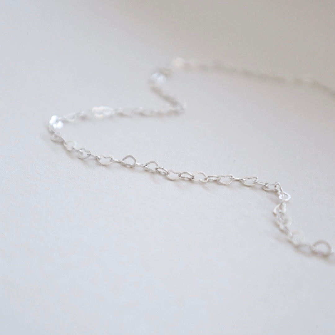Hearts Silver Necklace - PeacePiecesJewelry