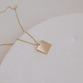 Nour Quran Necklace - سنسال "فإني قريب" مربع PeacePiecesJewelry