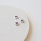 Amethyst Silver Spacer - PeacePiecesJewelry