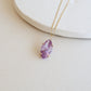 Marquise Amethyst Gemstone Necklace