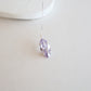 Marquise Amethyst Gemstone Silver Necklace