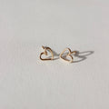 Heart Studs - PeacePiecesJewelry