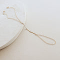 Zeina Hand Chain (3 Blocks) PeacePiecesJewelry