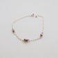 Purple Pearls Bracelet