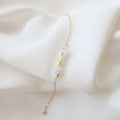 Pearls & Aquamarine Bracelet PeacePiecesJewelry