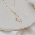 Homeland Palestine Map Necklace PeacePiecesJewelry