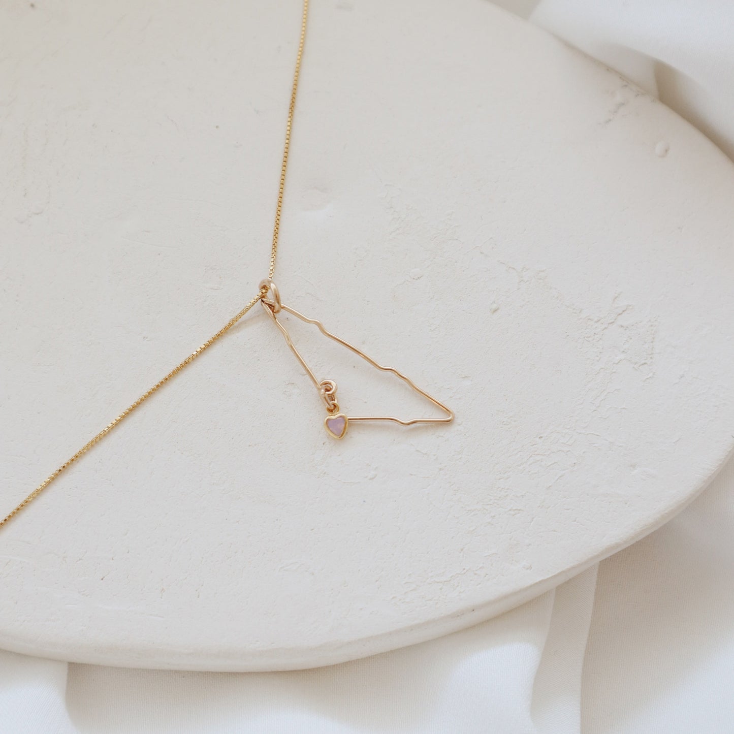 Homeland Palestine Map Necklace