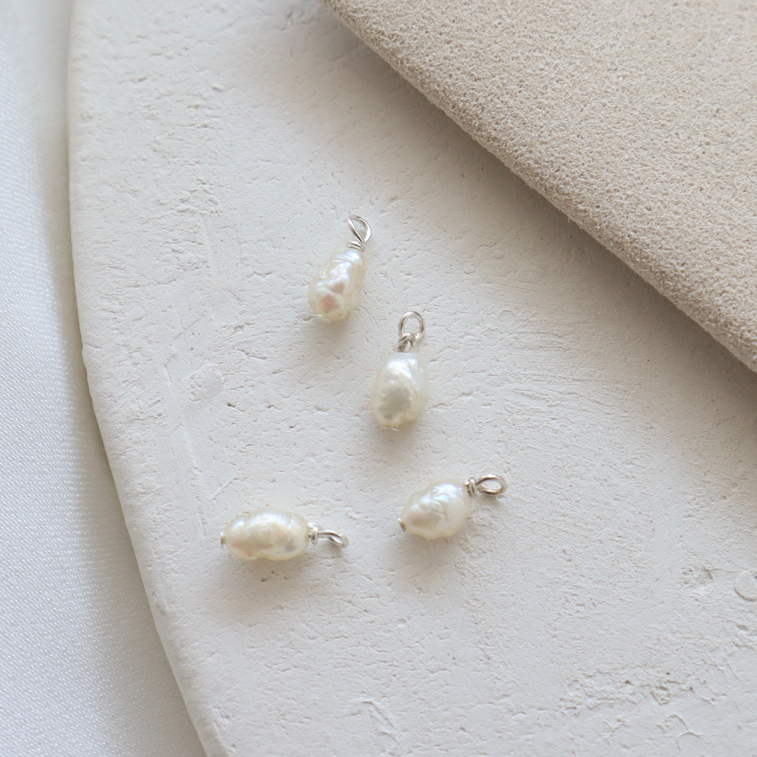 Pearl Charm - PeacePiecesJewelry