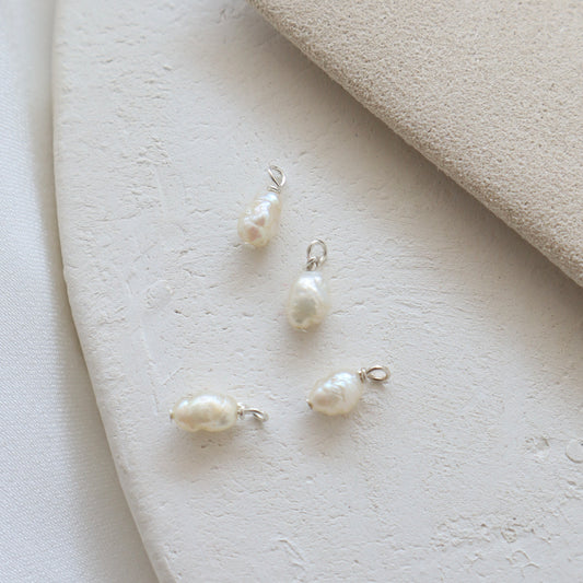 Pearl Charm - PeacePiecesJewelry
