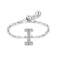 Letter Chain Ring - PeacePiecesJewelry