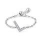 Letter Chain Ring - PeacePiecesJewelry