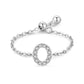 Letter Chain Ring - PeacePiecesJewelry
