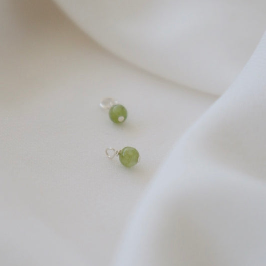 Jade Stone Charm - PeacePiecesJewelry