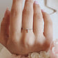 Letter Chain Ring PeacePiecesJewelry