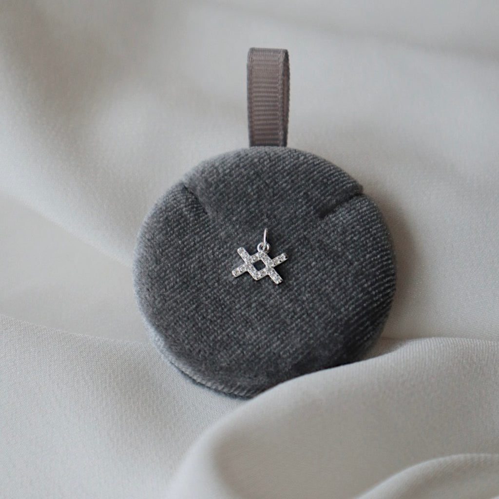 Zodiac Zircon Charm - PeacePiecesJewelry