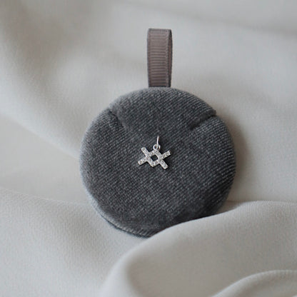 Zodiac Zircon Charm - PeacePiecesJewelry