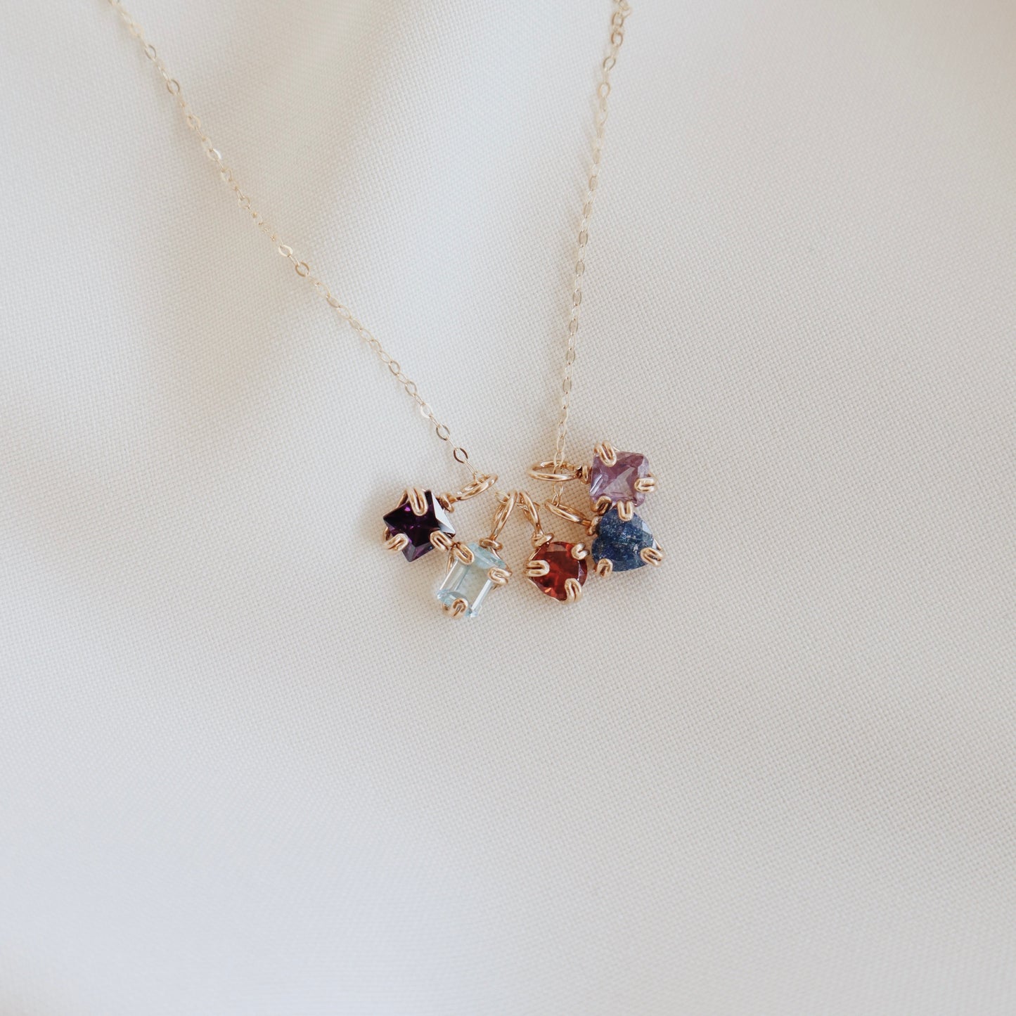Tiny Gemstone Necklace