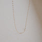 Lip Chain Gold Necklace 50CM - PeacePiecesJewelry