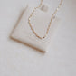 Lip Chain Gold Necklace 50CM - PeacePiecesJewelry