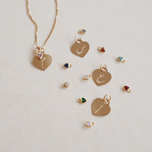 Heart Gold Pendant - PeacePiecesJewelry