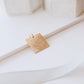 Quran Verse Square Gold Pendant - PeacePiecesJewelry