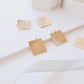 Quran Verse Square Gold Pendant - PeacePiecesJewelry