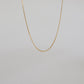 Box Chain Gold Necklace - PeacePiecesJewelry