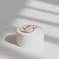 Rose Quartz Ring PeacePiecesJewelry