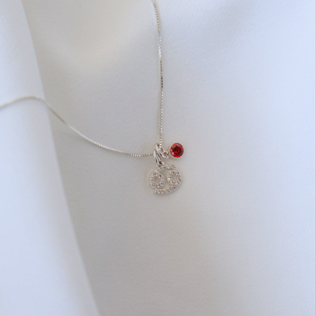 Cancer Silver Necklace