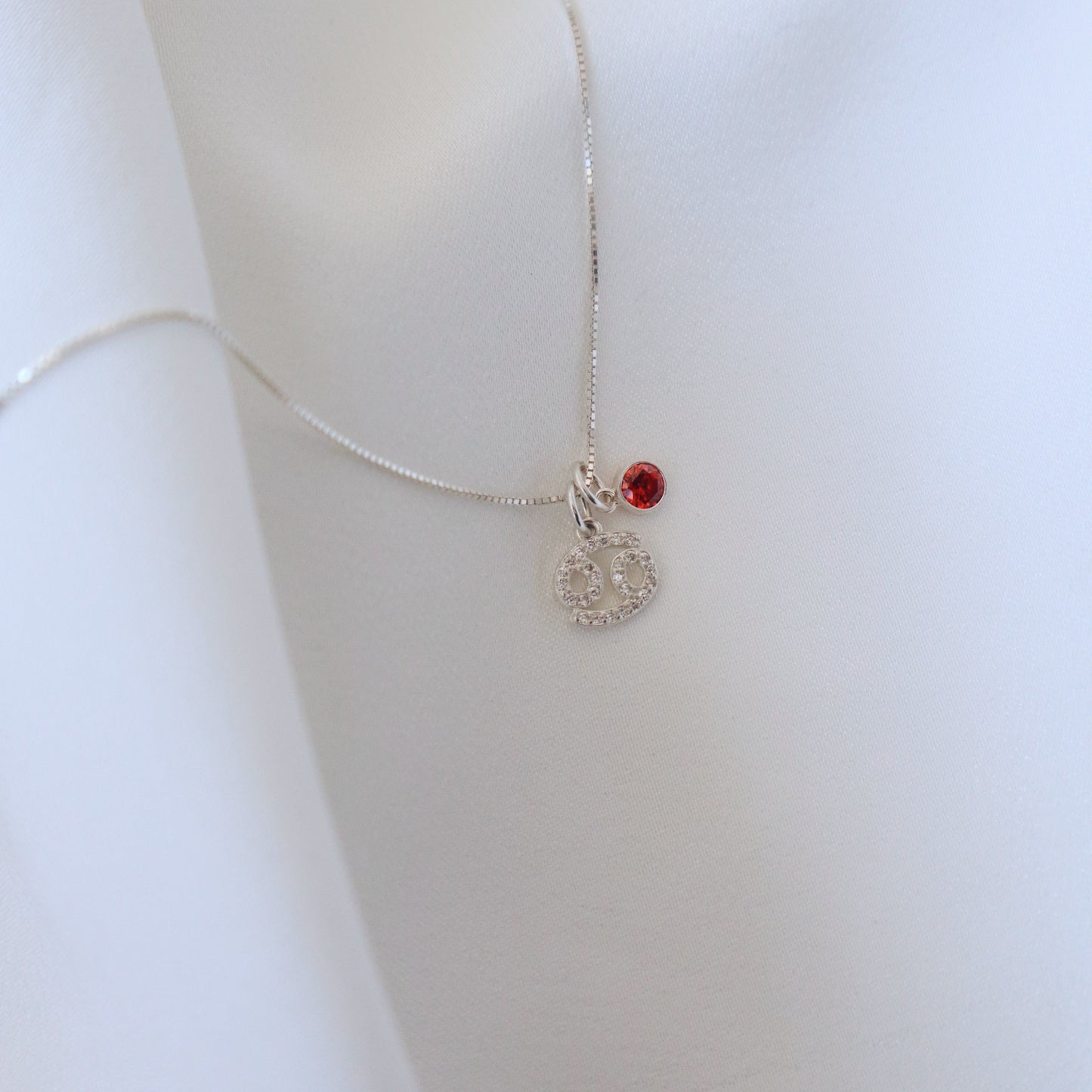 Cancer Silver Necklace