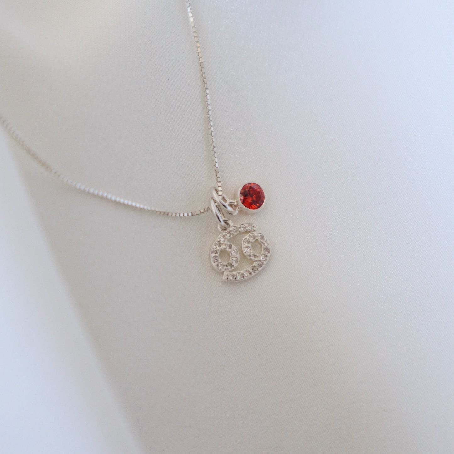 Cancer Silver Necklace