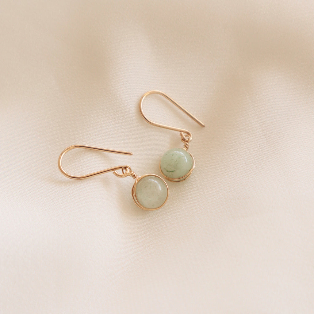 Jade Summer Earrings Peace Pieces Jewelry