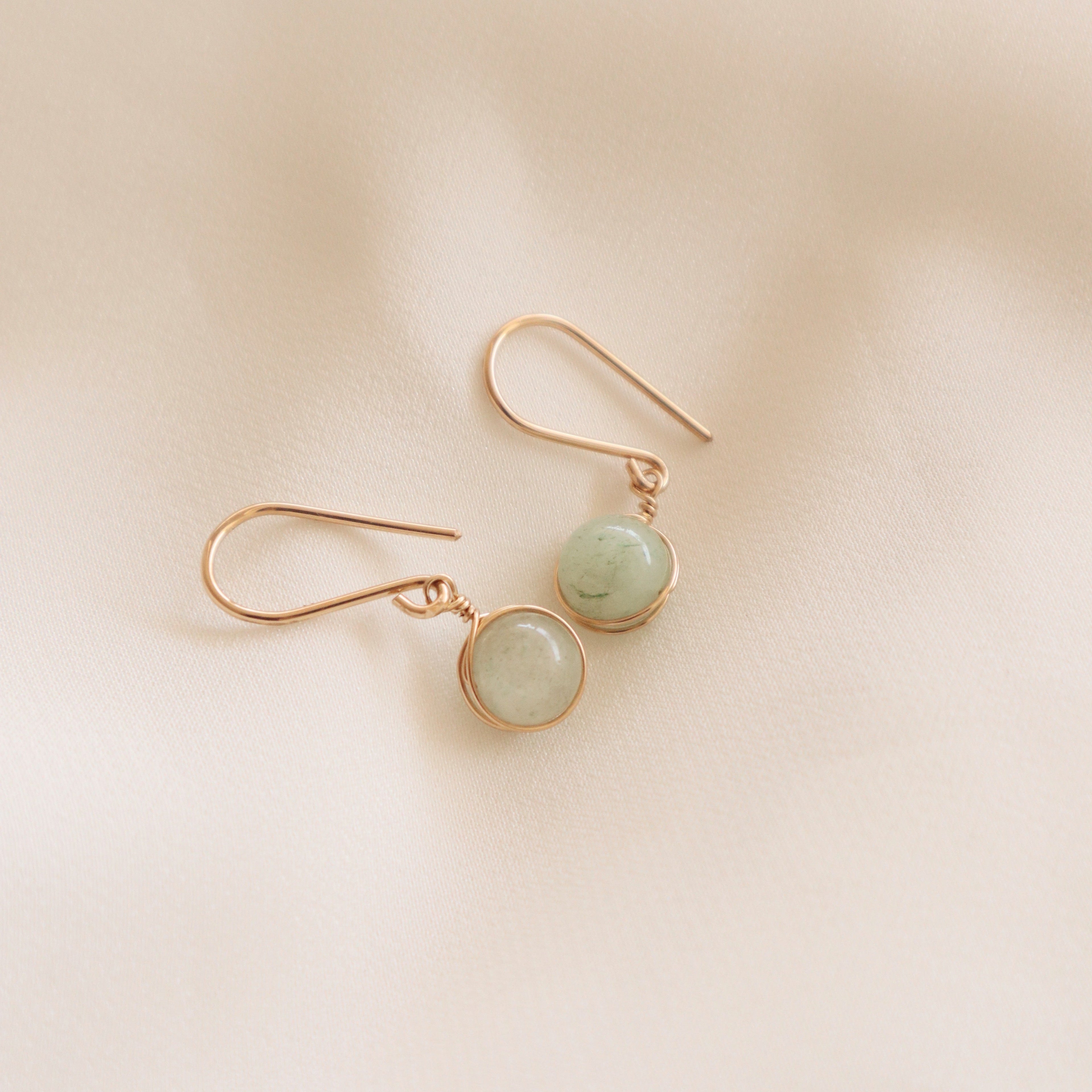 Jade Summer Earrings Peace Pieces Jewelry